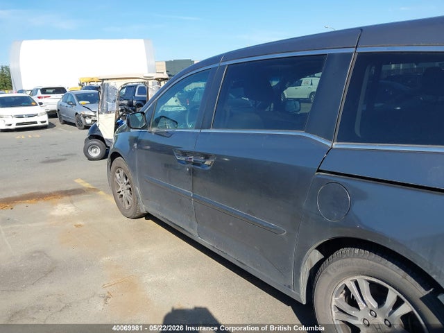 40069981 :رقم المزاد ، 5FNRL5H61BB508292 vin ، 2011 Honda Odyssey Exl مزاد بيع