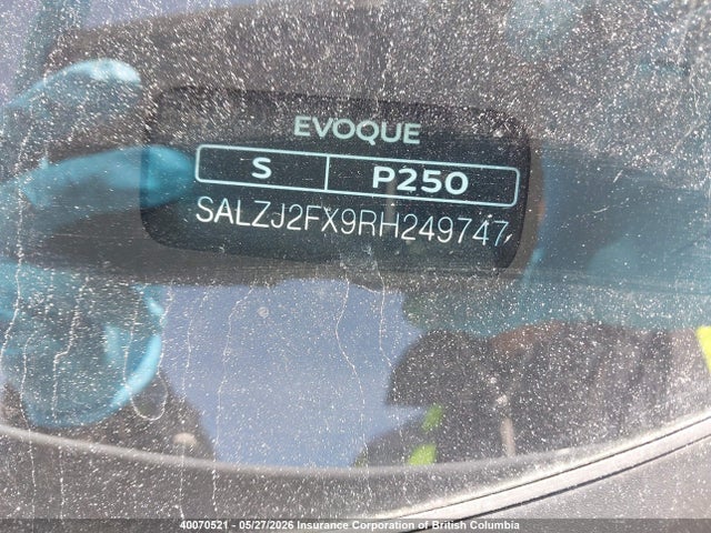 Land Rover Range Rover Evoque S 2024 SALZJ2FX9RH249747 Image 20
