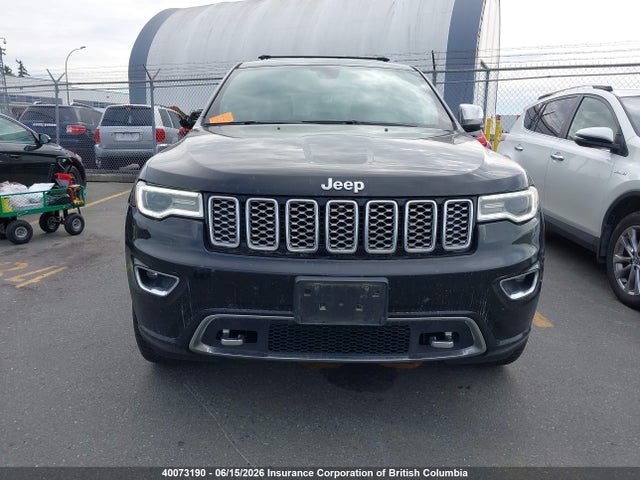 40073190 :رقم المزاد ، 1C4RJFCM8JC432485 vin ، 2018 Jeep Grand Cherokee Overland مزاد بيع