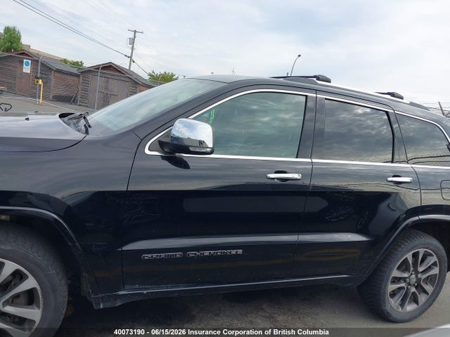 40073190 :رقم المزاد ، 1C4RJFCM8JC432485 vin ، 2018 Jeep Grand Cherokee Overland مزاد بيع