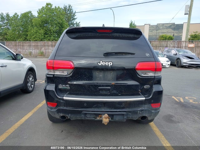 40073190 :رقم المزاد ، 1C4RJFCM8JC432485 vin ، 2018 Jeep Grand Cherokee Overland مزاد بيع