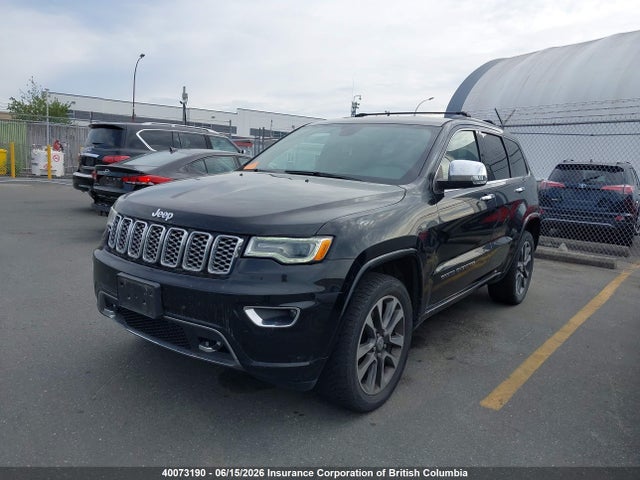 40073190 :رقم المزاد ، 1C4RJFCM8JC432485 vin ، 2018 Jeep Grand Cherokee Overland مزاد بيع