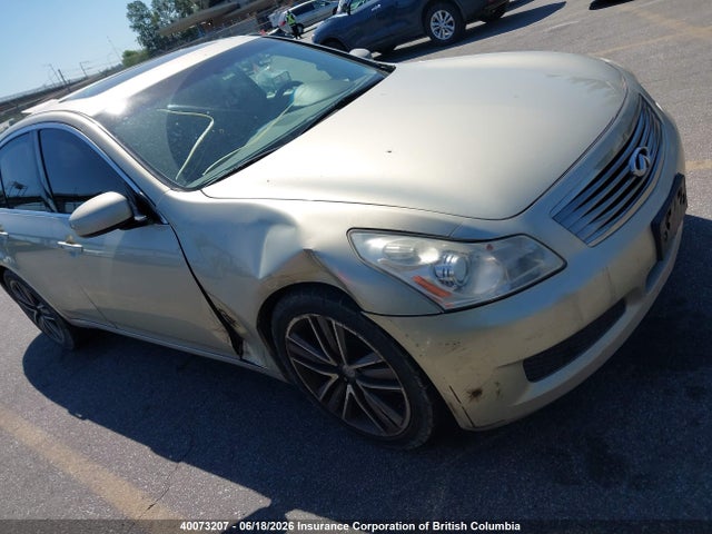 Auction sale of the 2007 Infiniti G35x, vin: JNKBV61F67M802148, lot number: 40073207