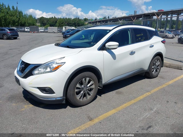 40073208 :رقم المزاد ، 5N1AZ2MH9GN122984 vin ، 2016 Nissan Murano S/sl/sv/platinum مزاد بيع