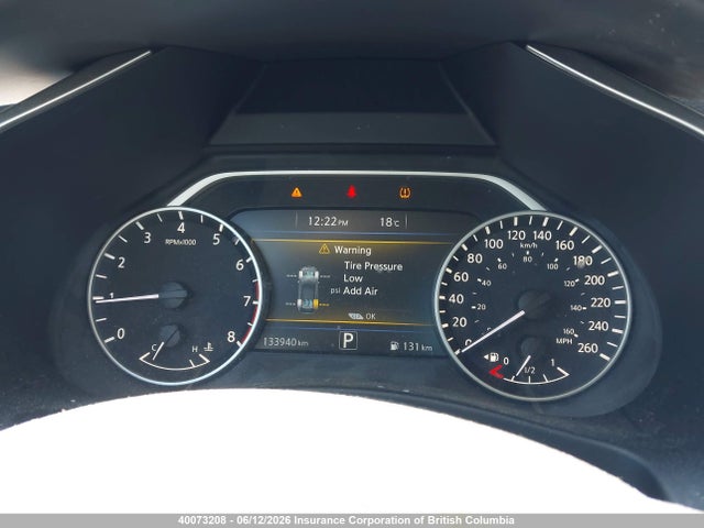 40073208 :رقم المزاد ، 5N1AZ2MH9GN122984 vin ، 2016 Nissan Murano S/sl/sv/platinum مزاد بيع