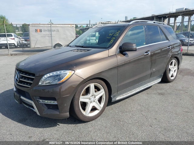 Продажа на аукционе авто 2014 Mercedes-benz Ml 350 Bluetec 4matic, vin: 4JGDA2EB5EA371981, номер лота: 40073221