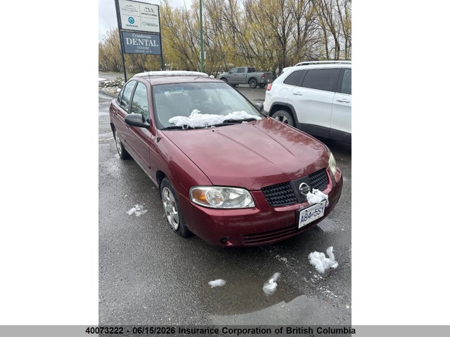 2004 Nissan Sentra 1.8/1.8s მანქანა იყიდება აუქციონზე, vin: 3N1CB51D24L458494, აუქციონის ნომერი: 40073222