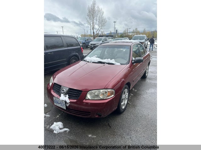 2004 Nissan Sentra 1.8/1.8s მანქანა იყიდება აუქციონზე, vin: 3N1CB51D24L458494, აუქციონის ნომერი: 40073222