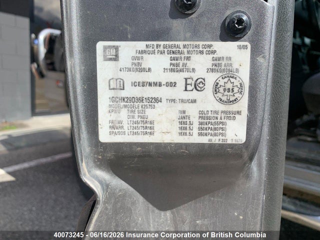 Aukcja sprzedaży 2006 Chevrolet Silverado K2500 Heavy Duty, vin: 1GCHK29D36E152364, numer aukcji: 40073245