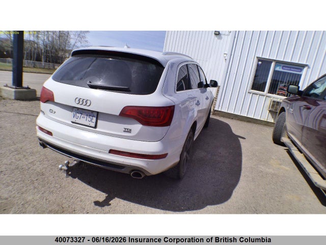 40073327 :رقم المزاد ، WA1MMCFE6DD011040 vin ، 2013 Audi Q7 مزاد بيع
