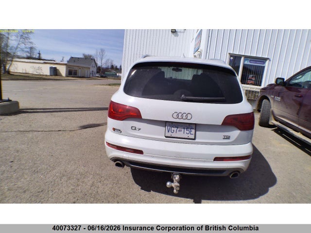40073327 :رقم المزاد ، WA1MMCFE6DD011040 vin ، 2013 Audi Q7 مزاد بيع