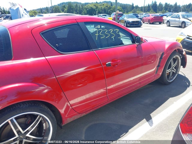2004 Mazda Rx8 მანქანა იყიდება აუქციონზე, vin: JM1FE173740131868, აუქციონის ნომერი: 40073333