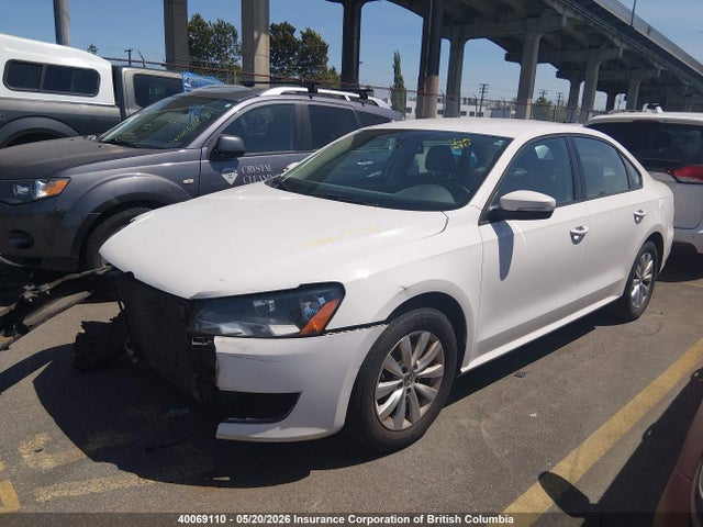 40069110 :رقم المزاد ، 1VWAH7A36DC004523 vin ، 2013 Volkswagen Passat S مزاد بيع