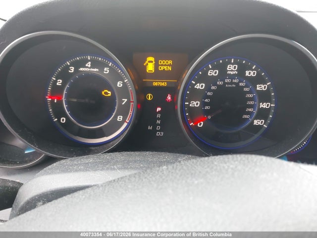 40073354 :رقم المزاد ، 2HNYD28487H524779 vin ، 2007 Acura Mdx مزاد بيع
