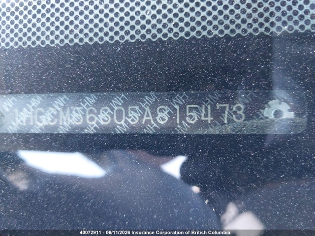 Продаж на аукціоні авто 2005 Honda Accord Ex-l, vin: 1HGCM56605A815473, номер лоту: 40072911