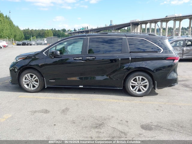 2021 Toyota Sienna Le/xle/xse/limited/platinum მანქანა იყიდება აუქციონზე, vin: 5TDGSKFC8MS029156, აუქციონის ნომერი: 40073422