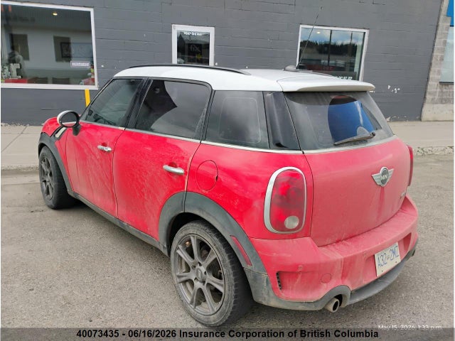 Продаж на аукціоні авто 2011 Mini Cooper S Countryman, vin: WMWZC3C57BWM25591, номер лоту: 40073435