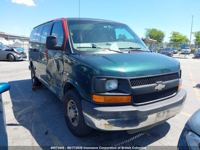 40073445 :رقم المزاد ، 1GCGG25VX41150398 vin ، 2004 Chevrolet Express مزاد بيع