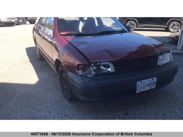 Aukcja sprzedaży 1991 Toyota Tercel Dx, vin: JT2EL43E0M0090311, numer aukcji: 40073448