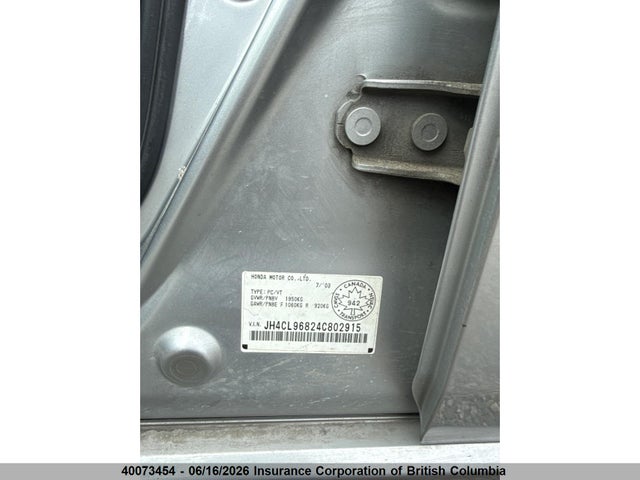 Aukcja sprzedaży 2004 Acura Tsx, vin: JH4CL96824C802915, numer aukcji: 40073454