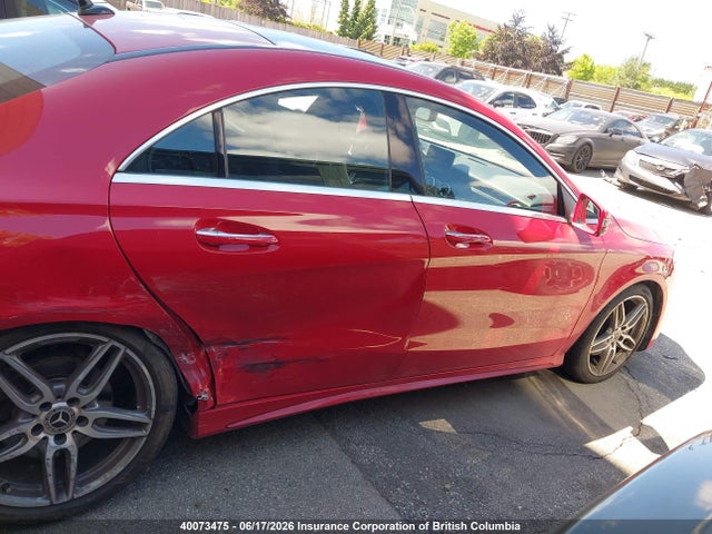 Aukcja sprzedaży 2018 Mercedes-benz Cla 250 4matic, vin: WDDSJ4GB6JN621239, numer aukcji: 40073475