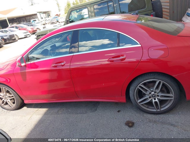 Aukcja sprzedaży 2018 Mercedes-benz Cla 250 4matic, vin: WDDSJ4GB6JN621239, numer aukcji: 40073475