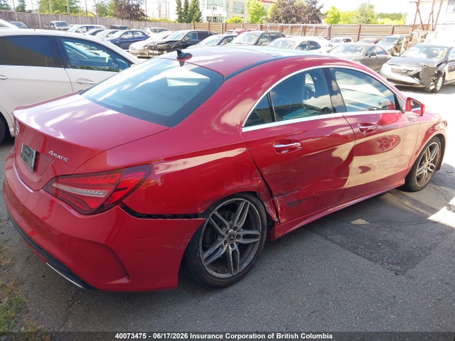 Aukcja sprzedaży 2018 Mercedes-benz Cla 250 4matic, vin: WDDSJ4GB6JN621239, numer aukcji: 40073475