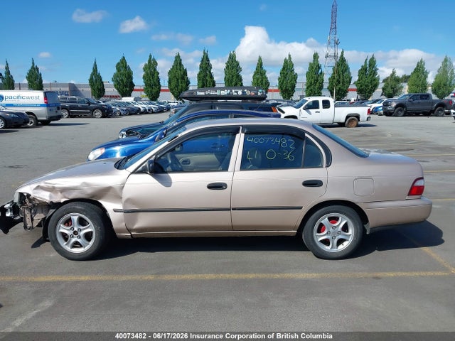 1997 Toyota Corolla მანქანა იყიდება აუქციონზე, vin: 2T1BA01E4VC210842, აუქციონის ნომერი: 40073482