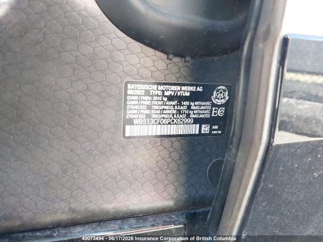 BMW Ix 2023 WB513CF06PCK62999 Image 9