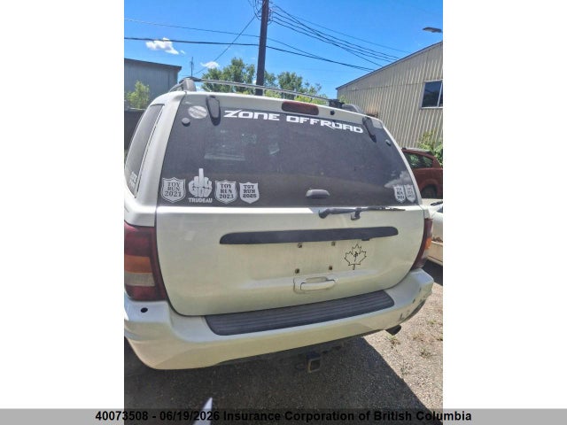 Продажа на аукционе авто 2003 Jeep Grand Cherokee Limited, vin: 1J8GW58J93C615052, номер лота: 40073508