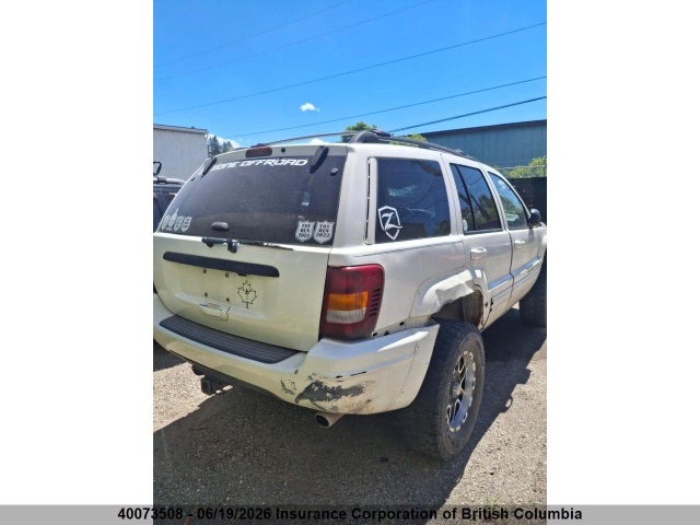 Продажа на аукционе авто 2003 Jeep Grand Cherokee Limited, vin: 1J8GW58J93C615052, номер лота: 40073508