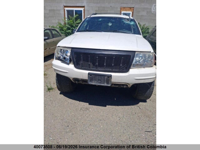 Продажа на аукционе авто 2003 Jeep Grand Cherokee Limited, vin: 1J8GW58J93C615052, номер лота: 40073508