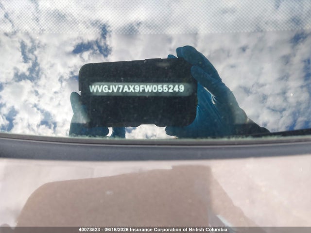 40073523 :رقم المزاد ، WVGJV7AX9FW055249 vin ، 2015 Volkswagen Tiguan S/se/sel/r-line مزاد بيع