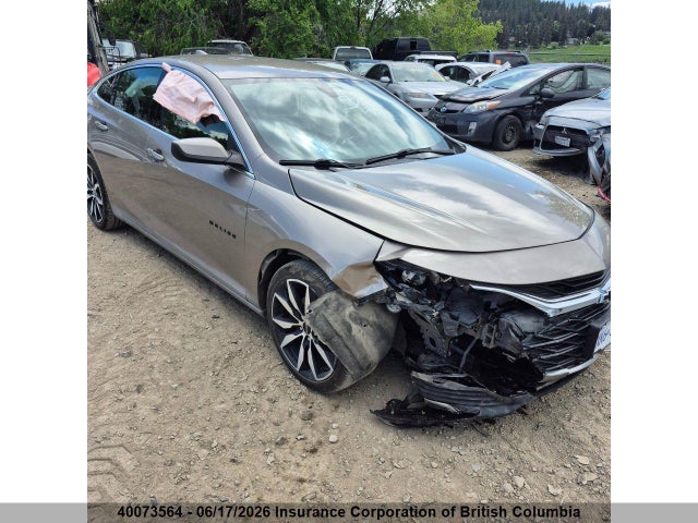 2022 Chevrolet Malibu Rs მანქანა იყიდება აუქციონზე, vin: 1G1ZG5STXNF193410, აუქციონის ნომერი: 40073564
