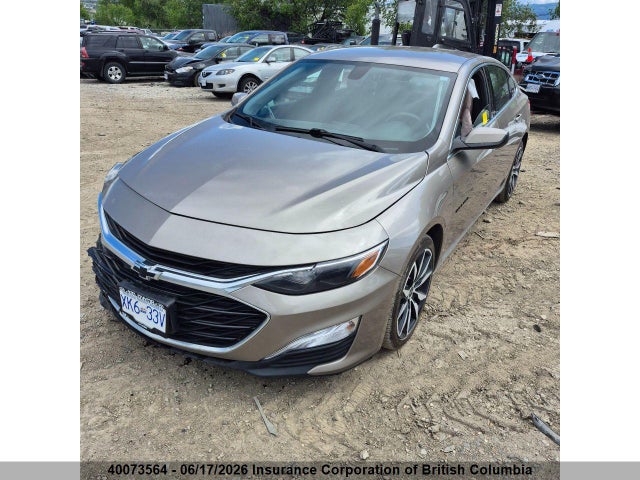 2022 Chevrolet Malibu Rs მანქანა იყიდება აუქციონზე, vin: 1G1ZG5STXNF193410, აუქციონის ნომერი: 40073564