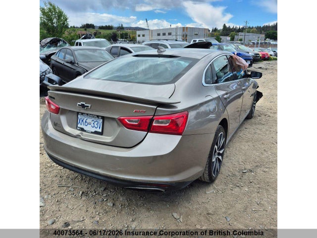 2022 Chevrolet Malibu Rs მანქანა იყიდება აუქციონზე, vin: 1G1ZG5STXNF193410, აუქციონის ნომერი: 40073564
