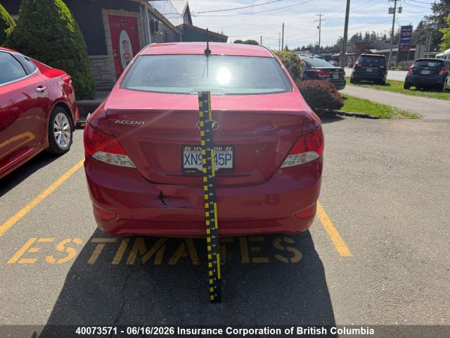 2013 Hyundai Accent Gls/gs მანქანა იყიდება აუქციონზე, vin: KMHCT4AE1DU474118, აუქციონის ნომერი: 40073571