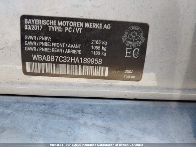 BMW 340 2017 WBA8B7C32HA189958 Image 9