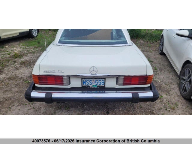 Продаж на аукціоні авто 1981 Mercedes-benz 380 Sl, vin: WDBBA45A5BB002119, номер лоту: 40073576