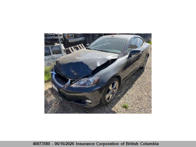 Aukcja sprzedaży 2011 Lexus Is 350c, vin: JTHFE2C22B2506696, numer aukcji: 40073580