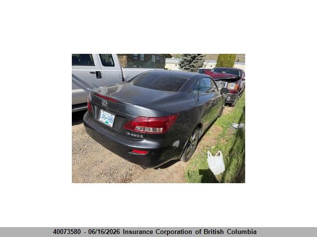 Aukcja sprzedaży 2011 Lexus Is 350c, vin: JTHFE2C22B2506696, numer aukcji: 40073580