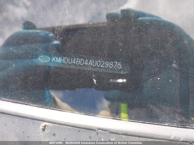 Продажа на аукционе авто 2010 Hyundai Elantra Blue/gls/se, vin: KMHDU4BD4AU029875, номер лота: 40073590