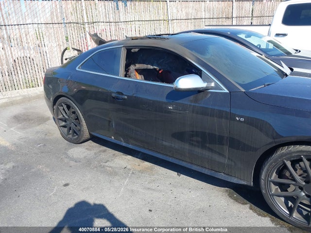 2012 Audi S5 Premium Plus მანქანა იყიდება აუქციონზე, vin: WAUCVBFR9CA000946, აუქციონის ნომერი: 40070884
