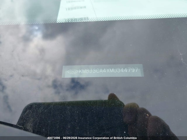 40073596 :رقم المزاد ، KM8J3CA4XMU344797 vin ، 2021 Hyundai Tucson Limited/sel/sport/ultimate/value مزاد بيع