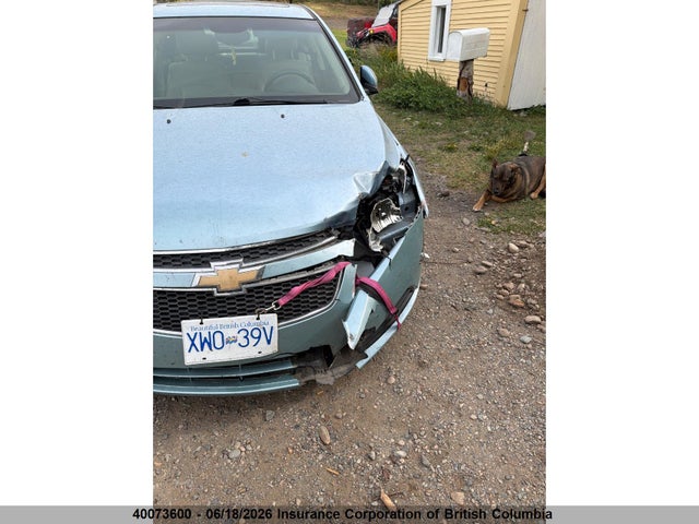 40073600 :رقم المزاد ، 1G1PH5SC6C7122474 vin ، 2012 Chevrolet Cruze مزاد بيع