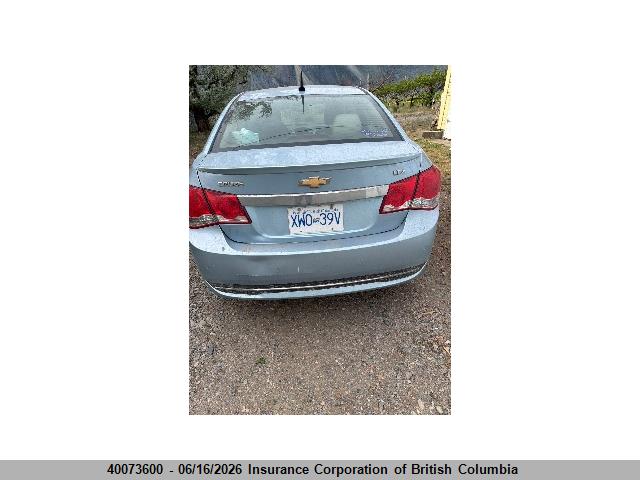 40073600 :رقم المزاد ، 1G1PH5SC6C7122474 vin ، 2012 Chevrolet Cruze مزاد بيع