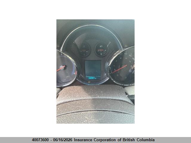 40073600 :رقم المزاد ، 1G1PH5SC6C7122474 vin ، 2012 Chevrolet Cruze مزاد بيع