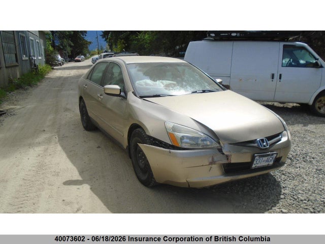 Продаж на аукціоні авто 2003 Honda Accord Lx, vin: 1HGCM56473A809536, номер лоту: 40073602