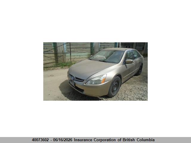 Продаж на аукціоні авто 2003 Honda Accord Lx, vin: 1HGCM56473A809536, номер лоту: 40073602