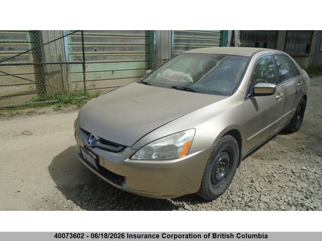 Продаж на аукціоні авто 2003 Honda Accord Lx, vin: 1HGCM56473A809536, номер лоту: 40073602